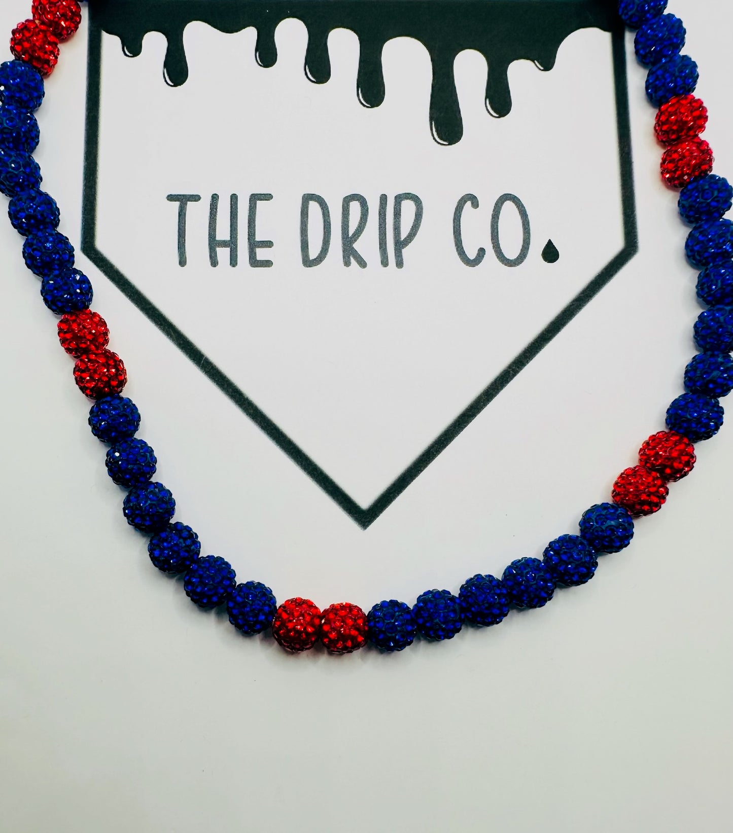Royal Red Rhinestone Necklace