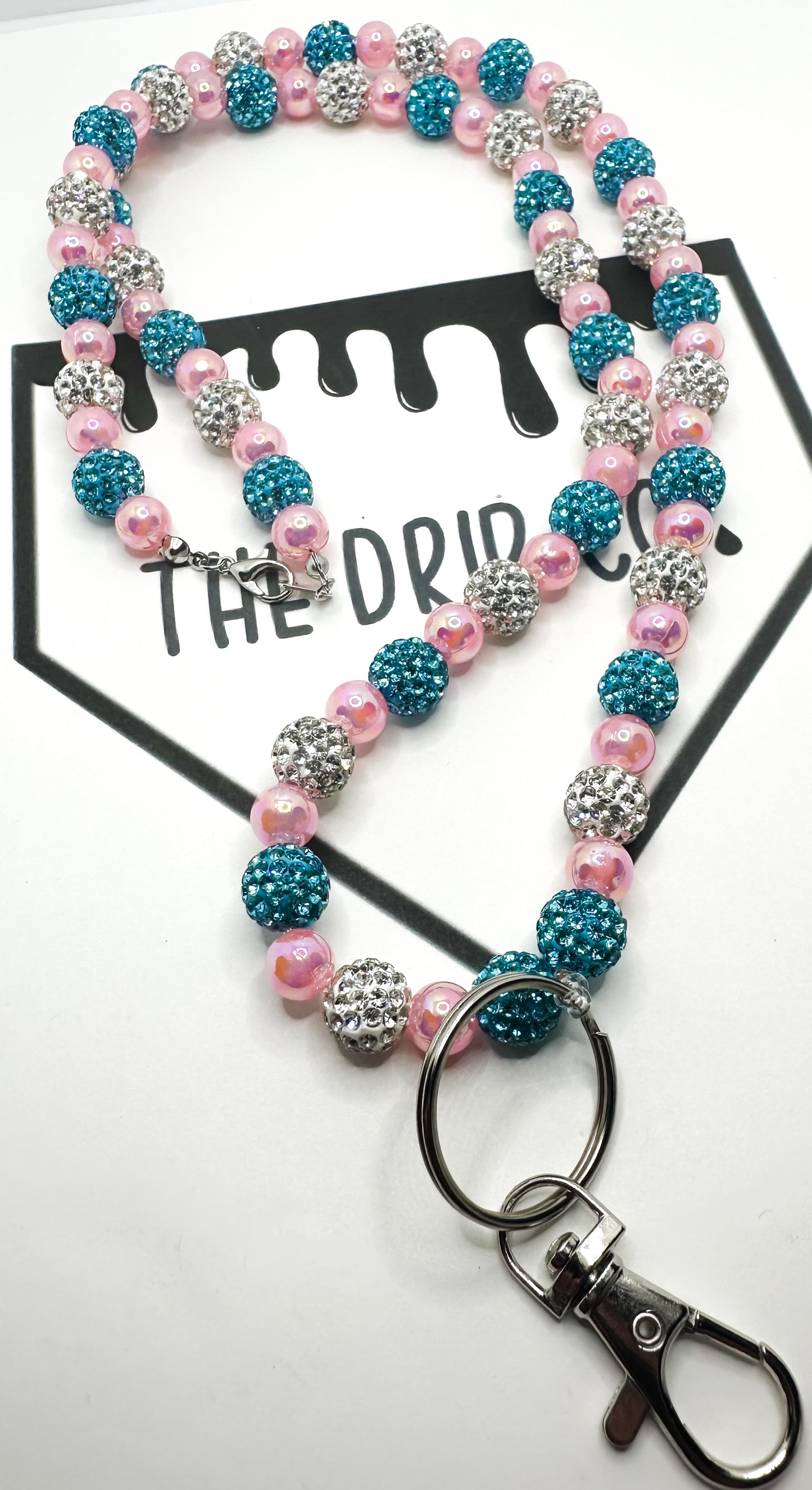 Cotton Candy Pearl Lanyard