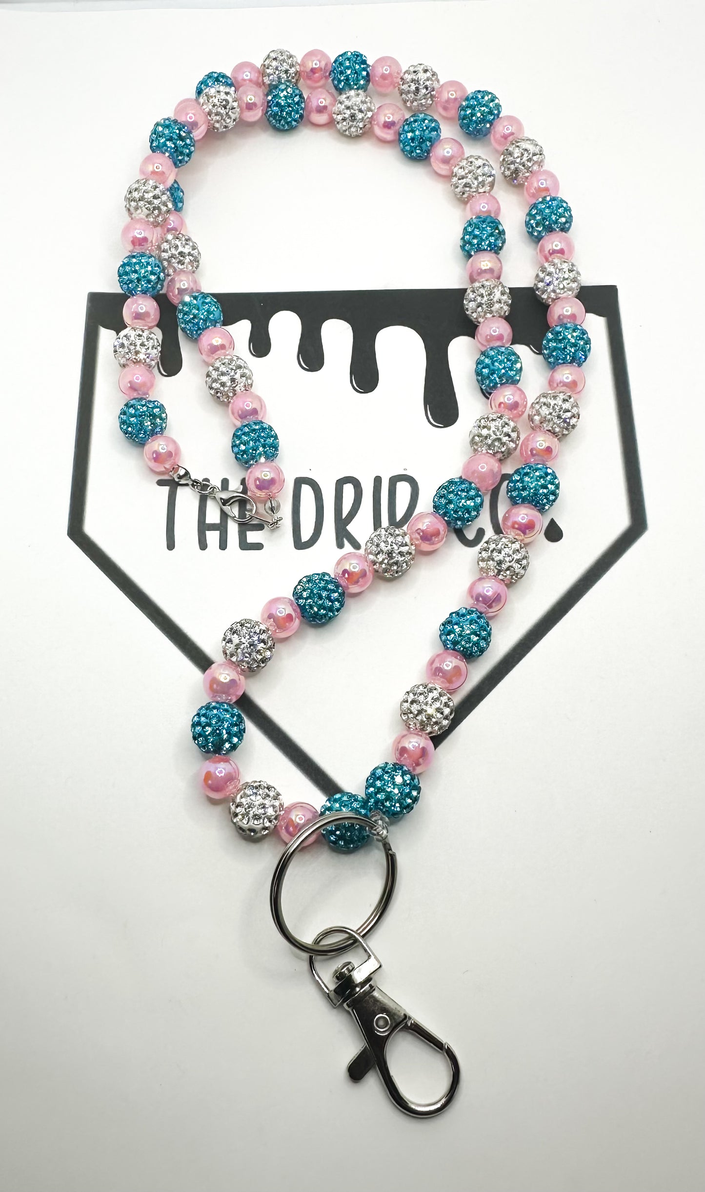 Cotton Candy Pearl Lanyard