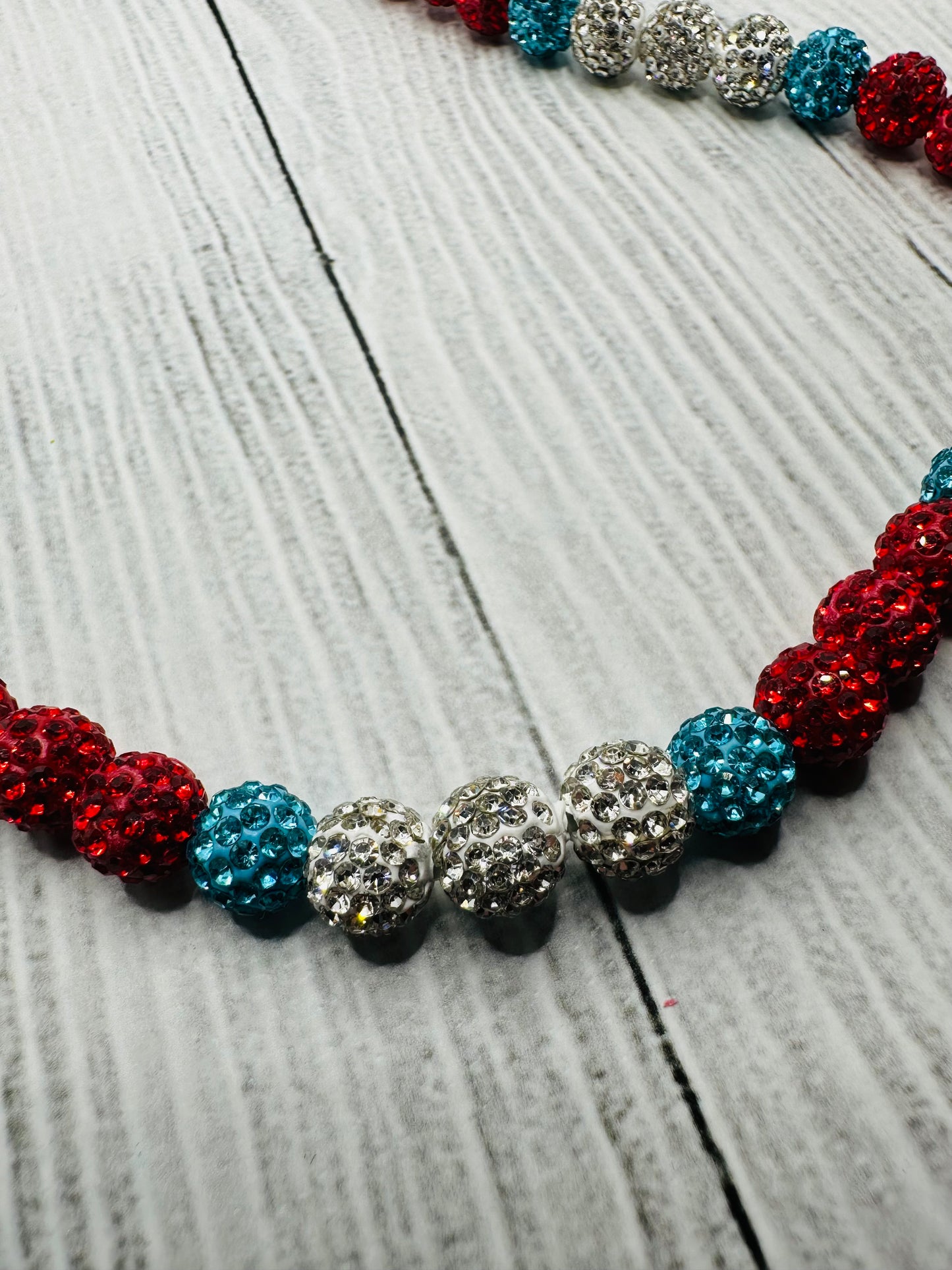 Ice Pop Rhinestone Necklace