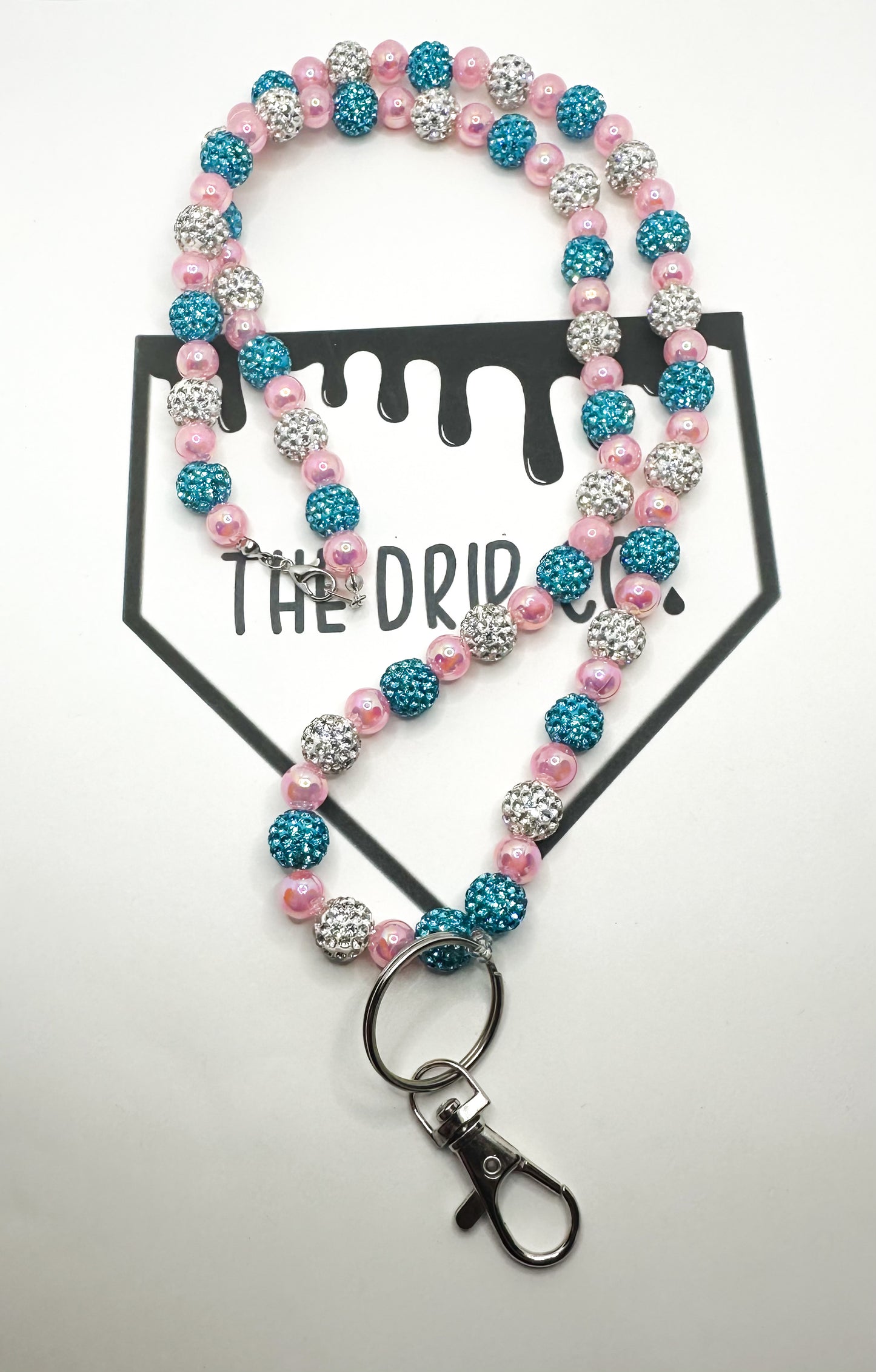 Cotton Candy Pearl Lanyard