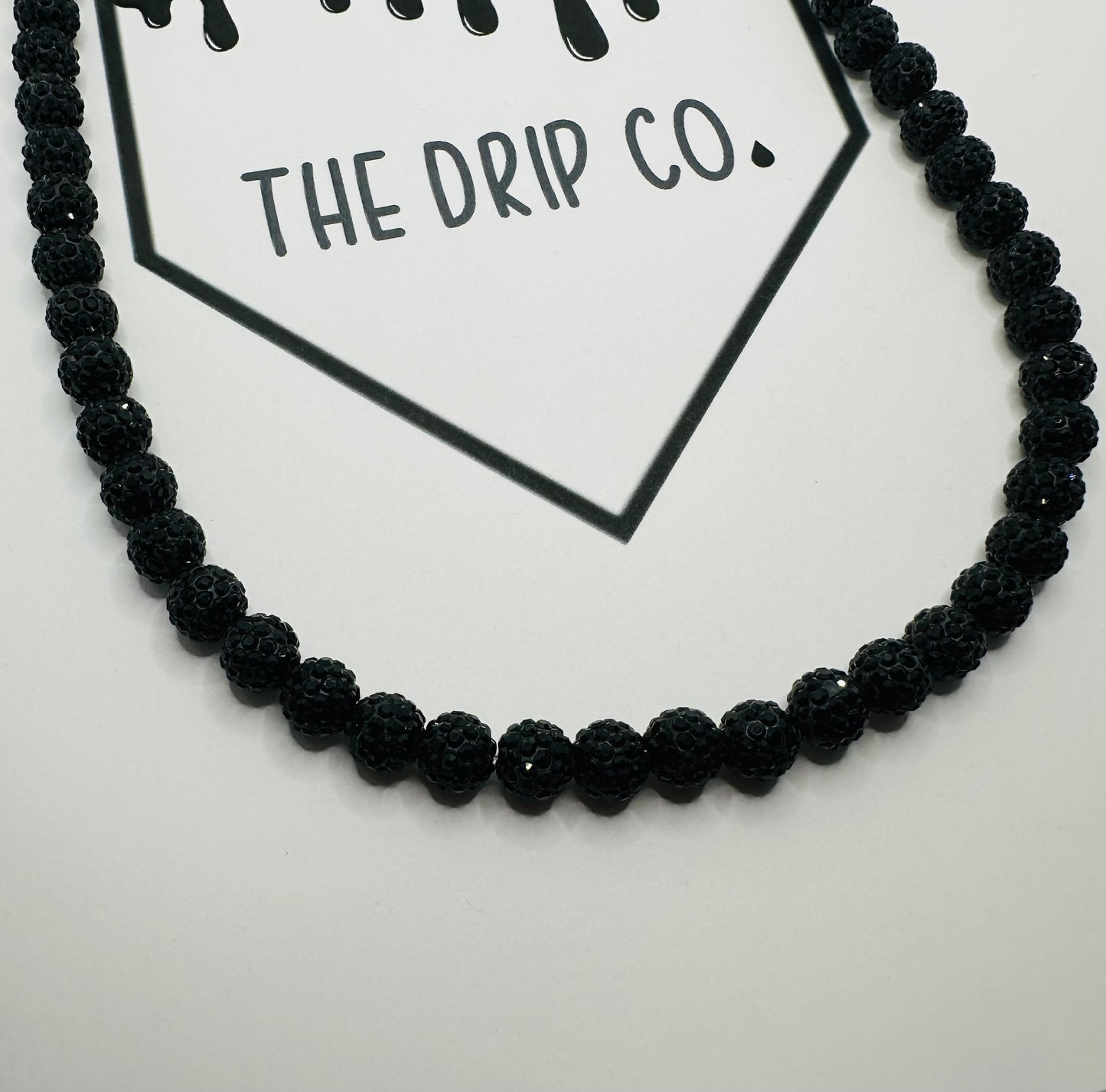 Black Out Rhinestone Necklace