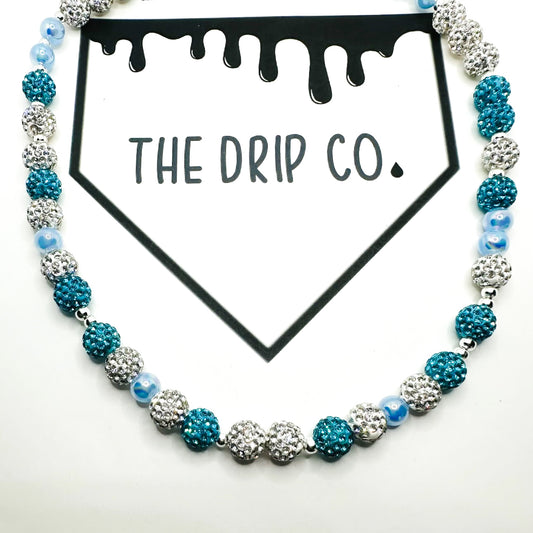 Baby Blue Dream Rhinestone Necklace